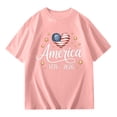 thumbnail image 4 of WAYUTE 250th Anniversary Girls Shirts Short Sleeve Graphic Tee for Kids Youth Celebrations Versatile Summer Daily Wear, 4 of 4