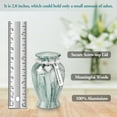 thumbnail image 3 of XIUDA Small Urns for Human Ashes 2.85 Inch Mini Cremation Urns for Mom Dad Aluminum Mini Urns for Ashes Small Keepsake Urn -Lake Green, 3 of 6