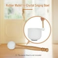 thumbnail image 4 of Mazo Mazo de goma Batidor de palos para Crystal Singing Bowl Mango de madera Profesional Sonido Bowl Striker con anillo de goma Meditación Bowl Accesorio Marfil Tomshoo Mazo, 4 of 6