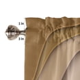 thumbnail image 5 of Bedroom Curtains 63 Inches length, Beige Ombre Window Treatment Curtain Drapes, Modern Geometric Abstract Aesthetic Cream Rod Pocket Curtain Panels for Living Room Kitchen, 42"x63", 2 Panels, 5 of 7