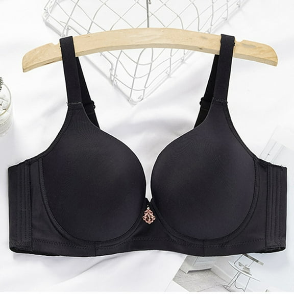 ZHENHONG Padded Bras for Women Underwire T Shirt Bra Wireless Bras for Women