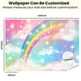 thumbnail image 3 of Peel and Stick Wallpaper Canvas Abstract Fantasy pastel color Cute landscape Modern Art Wall Mural Decor Self Adhesive and Removable 100in x 144in, 3 of 8