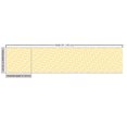 thumbnail image 3 of Ambesonne Geometric Fabric by the Yard Upholstery, Abstract Wavy Lines Art, 1 Yard, White and Mustard, 3 of 5