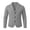 Gray, variant on BELTNOV Men's Notched Lapel Blazer Jacket Casual Long Sleeve Slim Fit Jacket with Patch Pockets Black