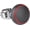 Red, variant on Spinner Knob - Compatible with Standard Steering Wheels - Smooth  Knob for , Tractor, Mower, Boat and Maneuver (Black)