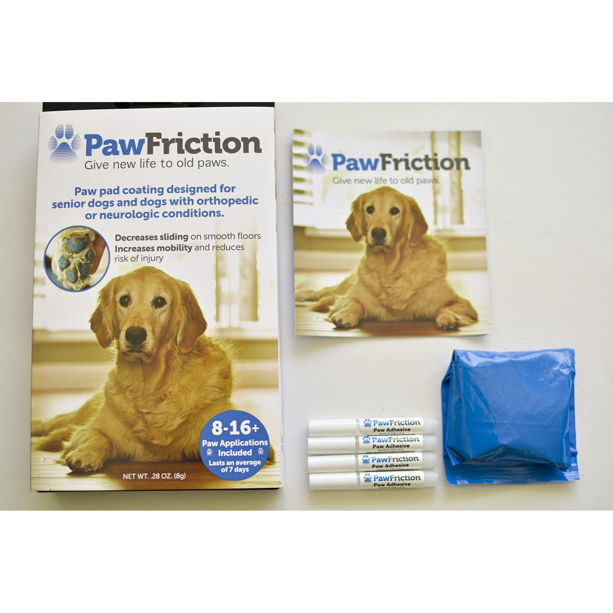 Pawfriction Instant Traction for Senior and Special Needs Dogs Vet Developed Paw Grip Kit to Reduce Slipping Build Confidence and Restore Quality of Life. Walmart