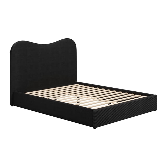Cama Queen Size Sele Negro Kessa Muebles