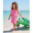 thumbnail image 2 of Disney Daisy Duck Minnie Mouse Loop Terry Cloth Hooded Swim Cover Up UPF 50+ Infant to Little Kid, 2 of 5