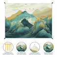 thumbnail image 2 of Manta de playa DPWCVM, impermeable y resistente a la arena, grande, 211 x 269 cm, 2 of 9