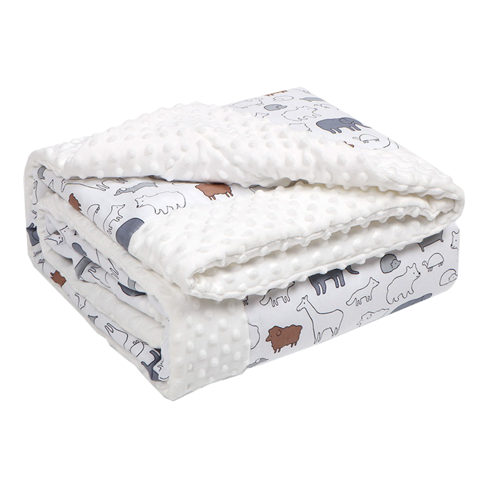 Baby Soothing Blanket Bed Crib Stroller Quilt for Infant Newborn