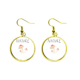 thumbnail image 1 of Mushroom Plant soloisland pintura Ear Dangle Golden Drop Earring Jewelry Mujer Unbranded M, 1 of 3