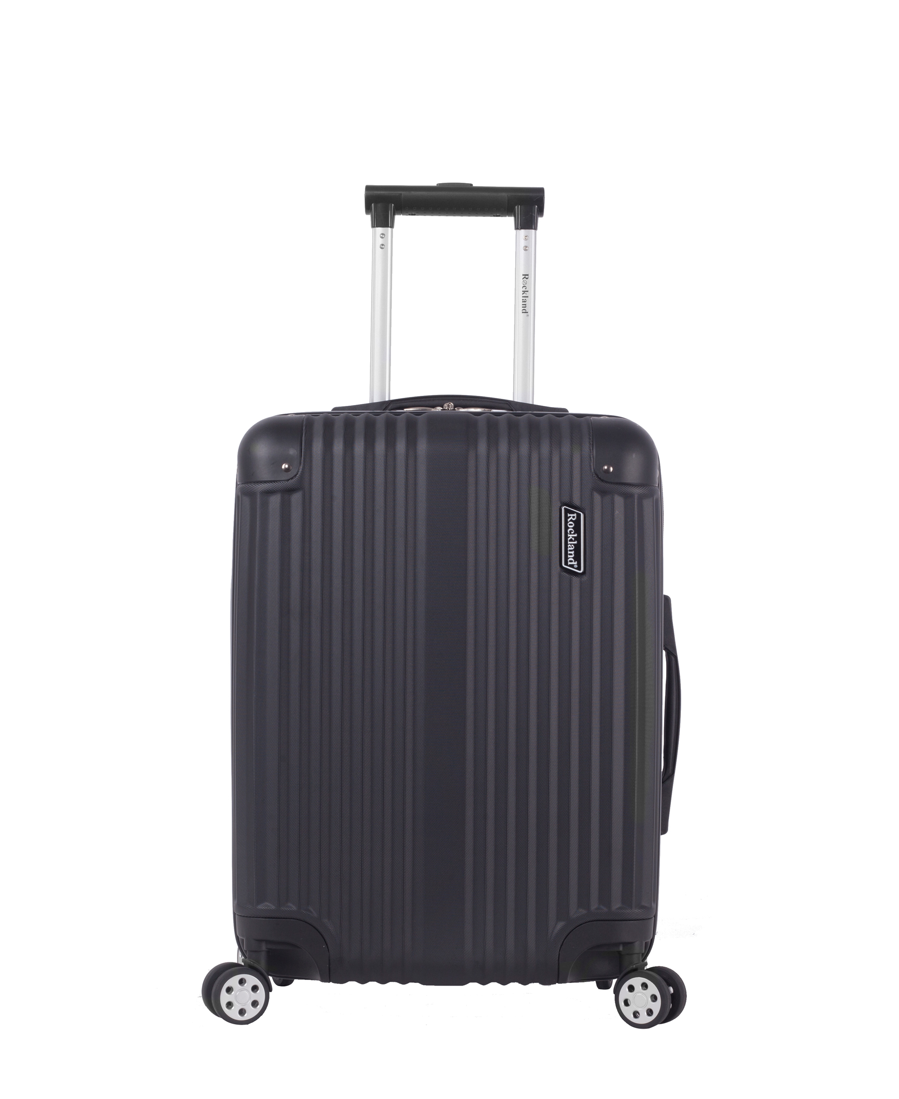 Rockland Luggage Berlin 3 Piece ABS Non-Expandable Luggage Set, Black - image 3 of 9