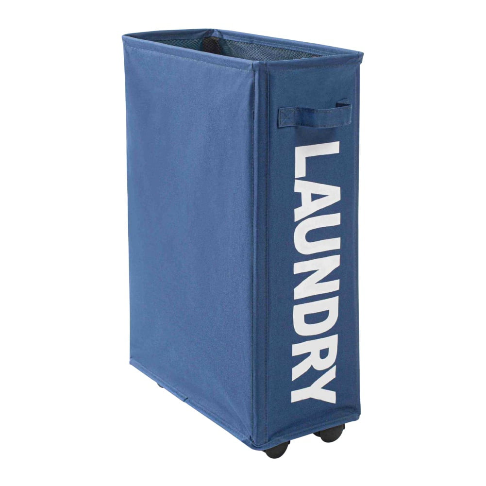 Handy Handles Portable Foldable Polyester Carry Clothes Laundry Bag 