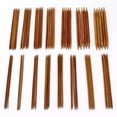 thumbnail image 1 of MYG 75pcs 15size 7.9" 20cm Double Pointed Carbonized Bamboo Knitting Needles Crochet, 1 of 5