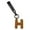 H, variant on NSESSHome Leather English Letter Keychain Pendant, Personalized Keychain Hanger for Car Keys and Bags