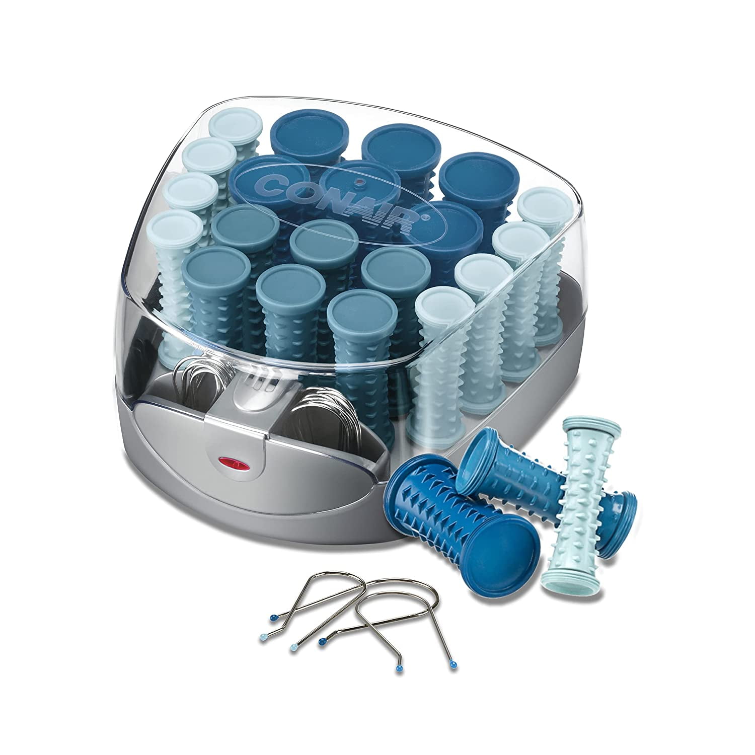 Conair Compact MultiSize Hot Rollers, Blue HS34XAM