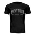 thumbnail image 5 of Short Sets for Men New York Graphic Crewneck T Shirt and Shorts 2 Piece Matching Set Mens Summer Outfits, 5 of 5