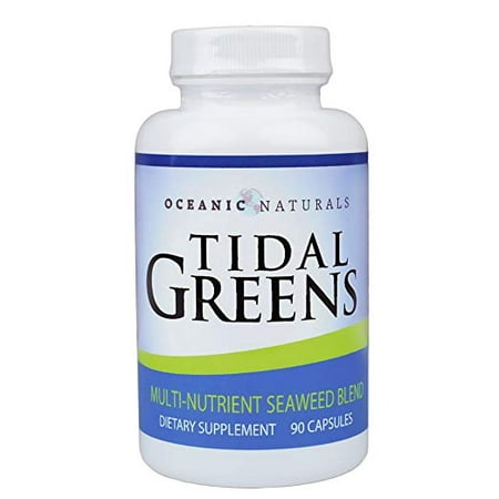 Tidal Greens Natural Seaweed Supplement: Helps Thyroid Support, Boost Energy Level, and Strengthen Immune System. All Natural Multi-Nutrient Seaweed