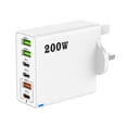 thumbnail image 1 of 200W Charger Super Fast Wall Charging USB C Multi-Port Mobile Phone Charger, 1 of 8