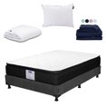 thumbnail image 1 of Colchón Queen Size Legan + Box + Almohada One + Cubre Colchón Cloud + Sábanas Softy, 1 of 8