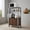 Brown, variant on Barara King Kitchen Bakers Rack, Kitchen Microwave Stand, Microwave Rack Stand Rolling Storage Cart-Walnut