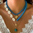 thumbnail image 3 of DESIGNICE Layered Necklaces for Women,Polished Tiered Sheen Long Necklaces for Women,Clear Chain Strength Necklaces for Women,Gold, 3 of 4