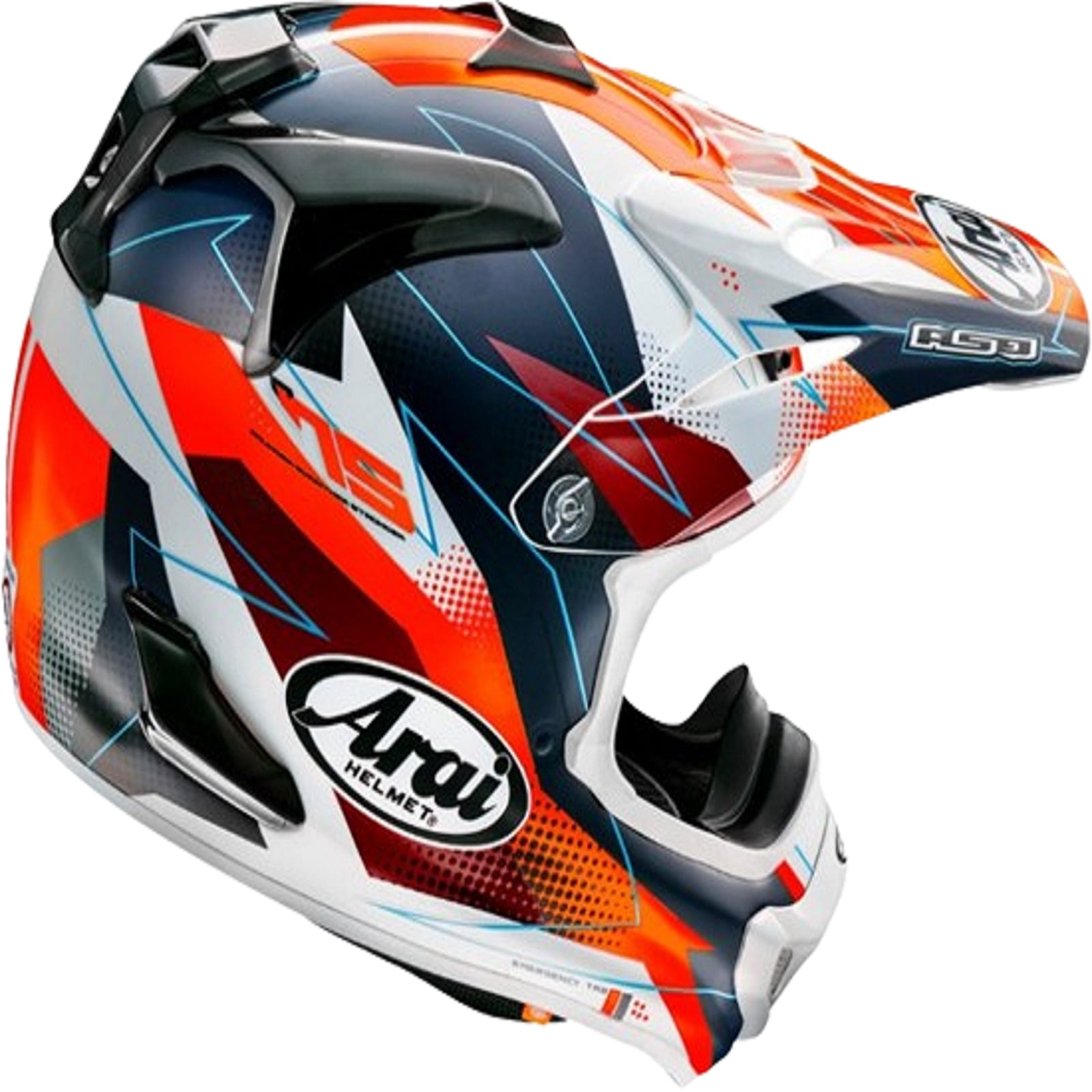 Arai VX-Pro4 Resolute MX Offroad Helmet Red XS - Walmart.com
