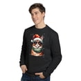 thumbnail image 3 of Hello Winter Manx Frosty Morning Walk Welcome Snowy Christmas Sweatshirt Unisex Merch Cat Lover Kitten Owner Gifts - 02018, 3 of 6