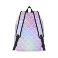 thumbnail image 6 of Rocae Fish Scale1 for Durable Canvas Backpack Leisure Large Bag Travel Rucksack Multi-function Backpack Small, 6 of 8
