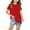 Red, variant on Lisbinx Cute Shirts for Girls Loose Fit Graphic Tops Crew Neck Short Sleeve T Shirts for Teen Girls Todays