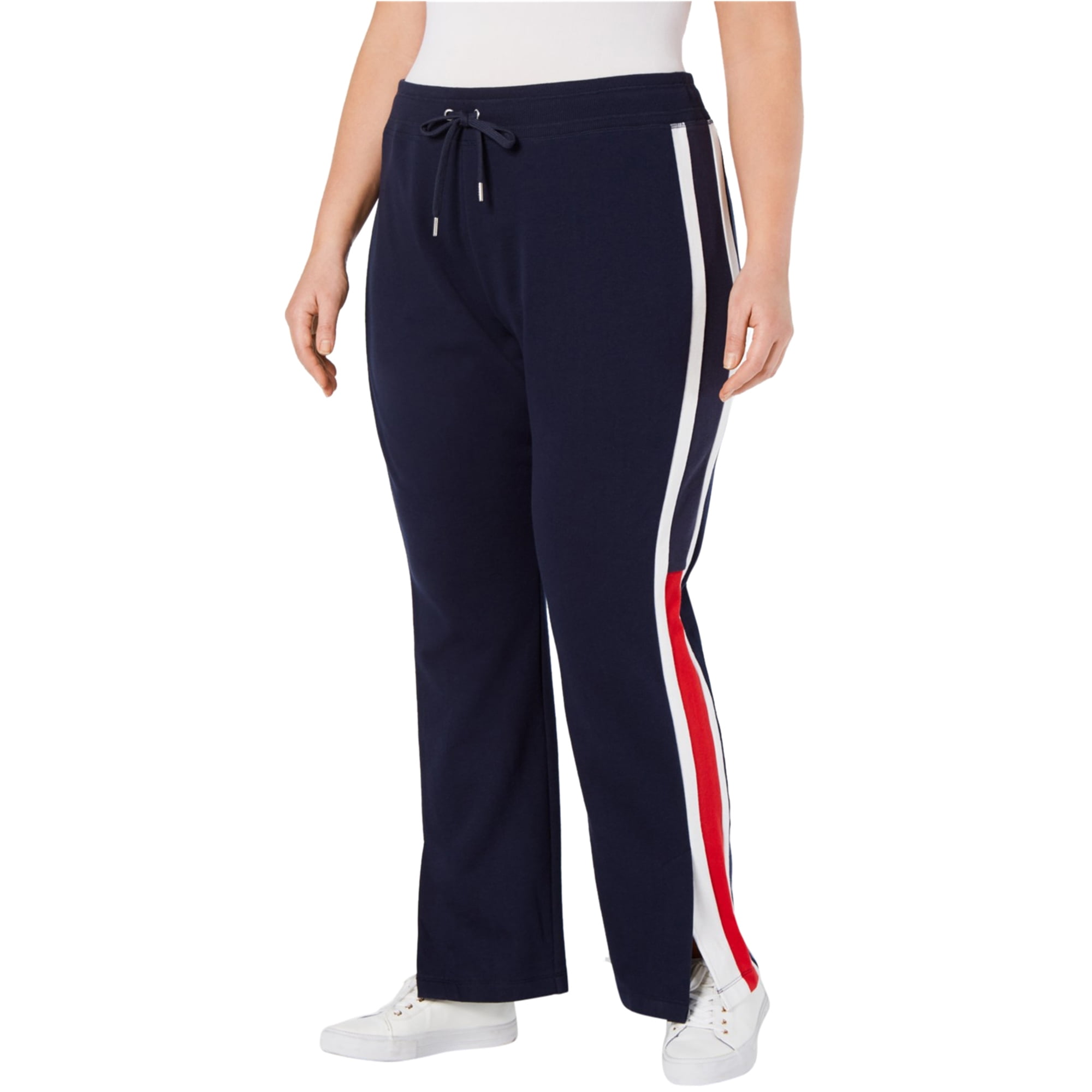 Tommy Hilfiger - Tommy Hilfiger Womens Flag-Logo Casual Sweatpants, blue, 1X - Walmart.com