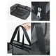 thumbnail image 4 of Bolsa de Aseo Portátil de Malla, Organizador de Almacenamiento, Bolsa de Baño de Mano, Nailon y Elastano Negro, para Guardar Juguetes de Playa, 30 X 10 X 18 Cm | Bolsa de Viaje Ligera para La Ropa Su, 4 of 6
