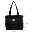 thumbnail image 3 of Bolso de hombro para mujer Bolsos de compras de gran capacidad a la moda para viajes (negro) Tmvgtek Para Estrenar, 3 of 9