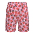 thumbnail image 6 of Kdxio Strawberry Pattern Mens Casual Shorts - Drawstring Summer Beach Sports Shorts for Men, 6 of 9