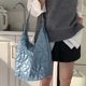 thumbnail image 3 of Bolso espacial de moda para mujer con cremallera acolchada enrejado bolso de invierno de cuero ligero Hugtrwg Para estrenar, 3 of 9