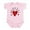 Petal Pink, variant on CafePress - OWNER OF NANNY's HEART Infant Bodysuit - Baby Light Bodysuit, Size Newborn - 24 Months