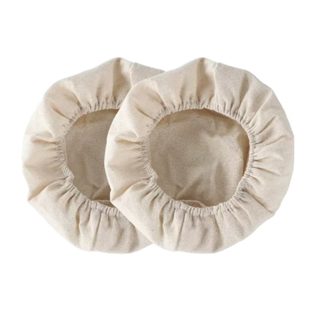 Kitchen Basket Cloth 2pcs Bread-proofing Basket Cloth Liners for Home Baking Food Grade Non-stick Round Oval Dough Basket Cloth
