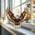 thumbnail image 3 of Acrylic 2D Flat Eagle Suncatcher, Colorful Car Hanging Ornament, Majestic Bird Decor, Nature-Inspired Gift for Home & Memorial, Stunning Window Decoration, 3 of 4
