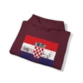 thumbnail image 4 of Croatia Croatian Pride Flag Hoodie, Gifts, Hooded Sweatshirt, 4 of 4