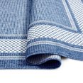 thumbnail image 5 of Home Dynamix Tripoli Julie Modern Border Indoor/Outdoor Area Rug, Blue/Ivory, 5'2"x7'2", 5 of 9