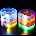 thumbnail image 5 of Set Of 6 LED Flashing Bracelets Wristbands for Music Festivals and Night Runs Stylish Festival Night Event Accessories, 5 of 8