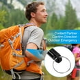 thumbnail image 4 of Uxcell Survival Whistle, 12 Pack Loud Sound Safety Whistle for Camping Hiking, Black, 4 of 6