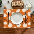 thumbnail image 4 of Fall Harvest Polyester Placemats Set - Waterproof Table Setting Decor Holiday Dinner Mats Heat-Resistant Thanksgiving Table Decorations 4-Pack(D), 4 of 6