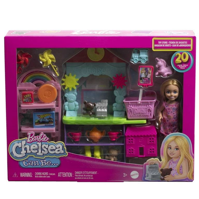 Barbie Chelsea Can Toy Store Playset with Small Blonde Doll