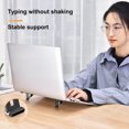 thumbnail image 4 of yeacher Foldable Laptop Stand with Adjustable Height, Plastic Desktop Riser, Dual-Pack in White, Compact Design for Enhanced Ergonomics (Minimum Order Required, Overseas Warehouse Stock), 4 of 6