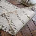 thumbnail image 4 of Camino de Mesa de Macramé Tejido a Mano en Algodón Color Crema Beige con Borlas Estilo Boho para Comedor y Bodas (30x180 cm), 4 of 5
