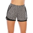 thumbnail image 1 of Women's Activewear Running Bike Shorts Double Layer Quick-Dry Short with Pockets, 1 of 7
