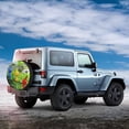 thumbnail image 5 of Lsque Pikmin Pattern Tire Covers - Tough Tire Wheel Protector for Truck, SUV, Trailer, Camper, RV - 15 inch, 5 of 7
