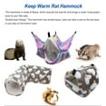 thumbnail image 2 of Methold Hamaca de rata hecha a mano para mantener el calor linda cama colgante colores surtidos multifunción de lana suministros para mascotas estrella Type2 NO2 Methold PT003582-12, 2 of 6