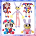 thumbnail image 2 of The Amazing Digital Circus Plush Clown Toy Anime Cartoon Doll Pomni Plush Dolls Jax Soft Stuffed Toys Cute Kids Christmas Gifts, 2 of 4